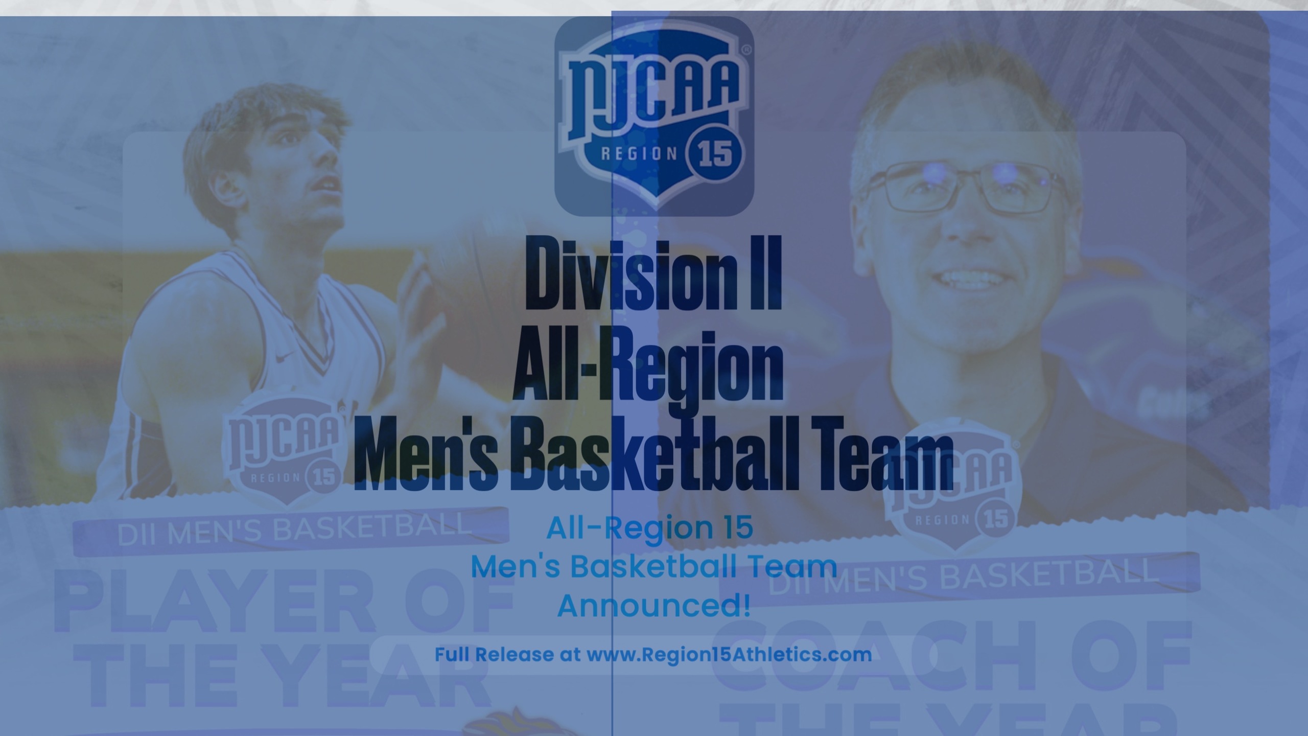 Division II Men's Basketball All-Region Team Announced