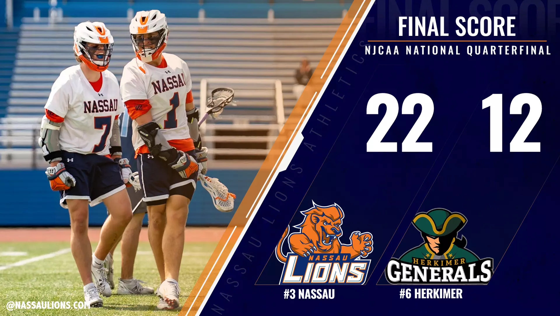 Graphic courtesy of Nassau Athletics.