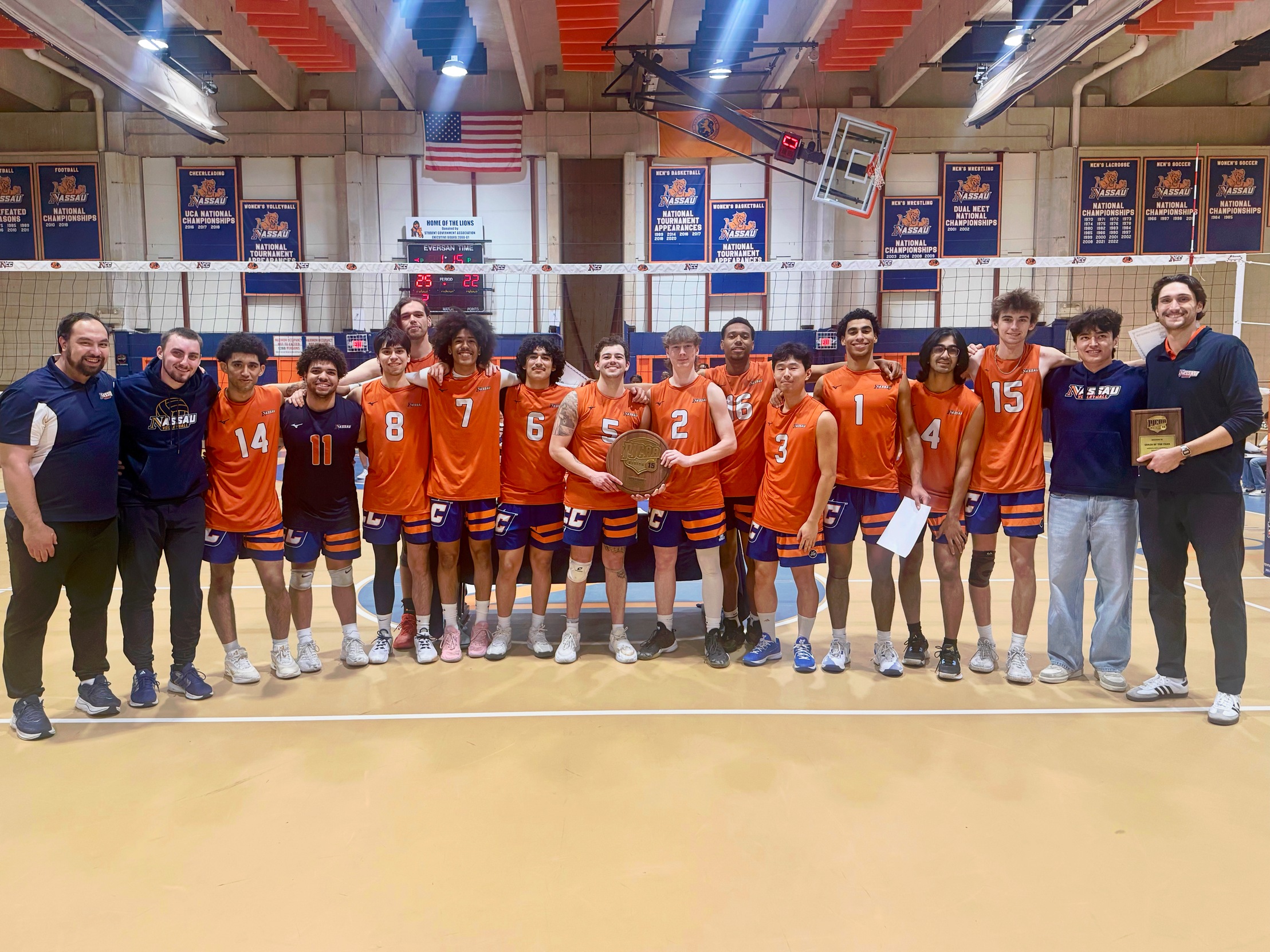 The 2026 Region 15 Men's Volleyball Champions: Nassau Community College