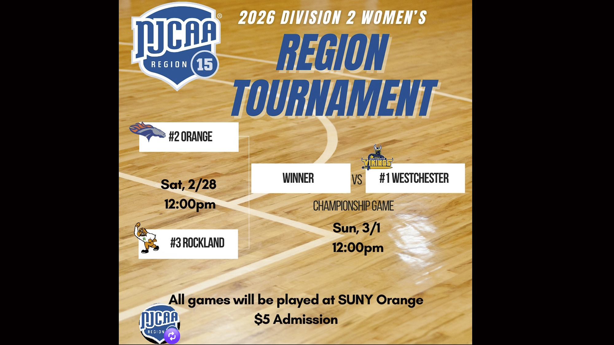 Graphic Courtesy of Rockland CC Athletics