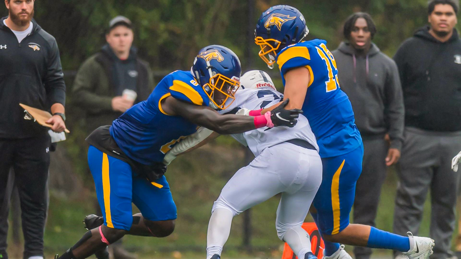 Defense Forces Five Turnovers, but Monroe Mustangs Football Ultimately Unable to Upset No. 5 Snow College