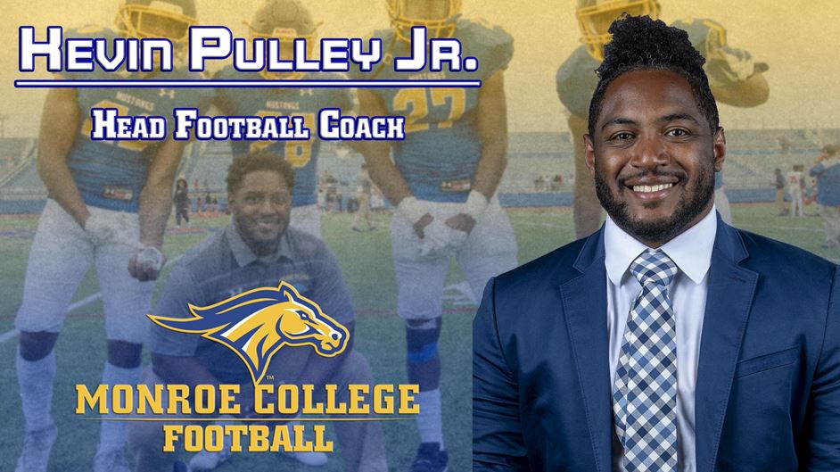 Kevin Pulley Jr. Elevated to Head Football Coach at Monroe College