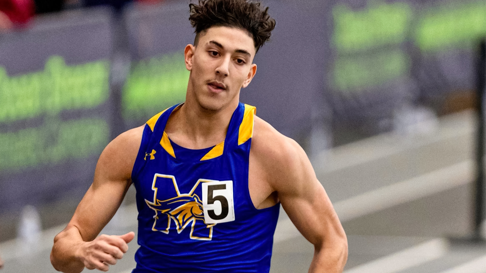 Guerrah Becomes First NJCAA Qualifier for Monroe Mustangs Men&rsquo;s Track and Field Highlight STAC Spartan Invite