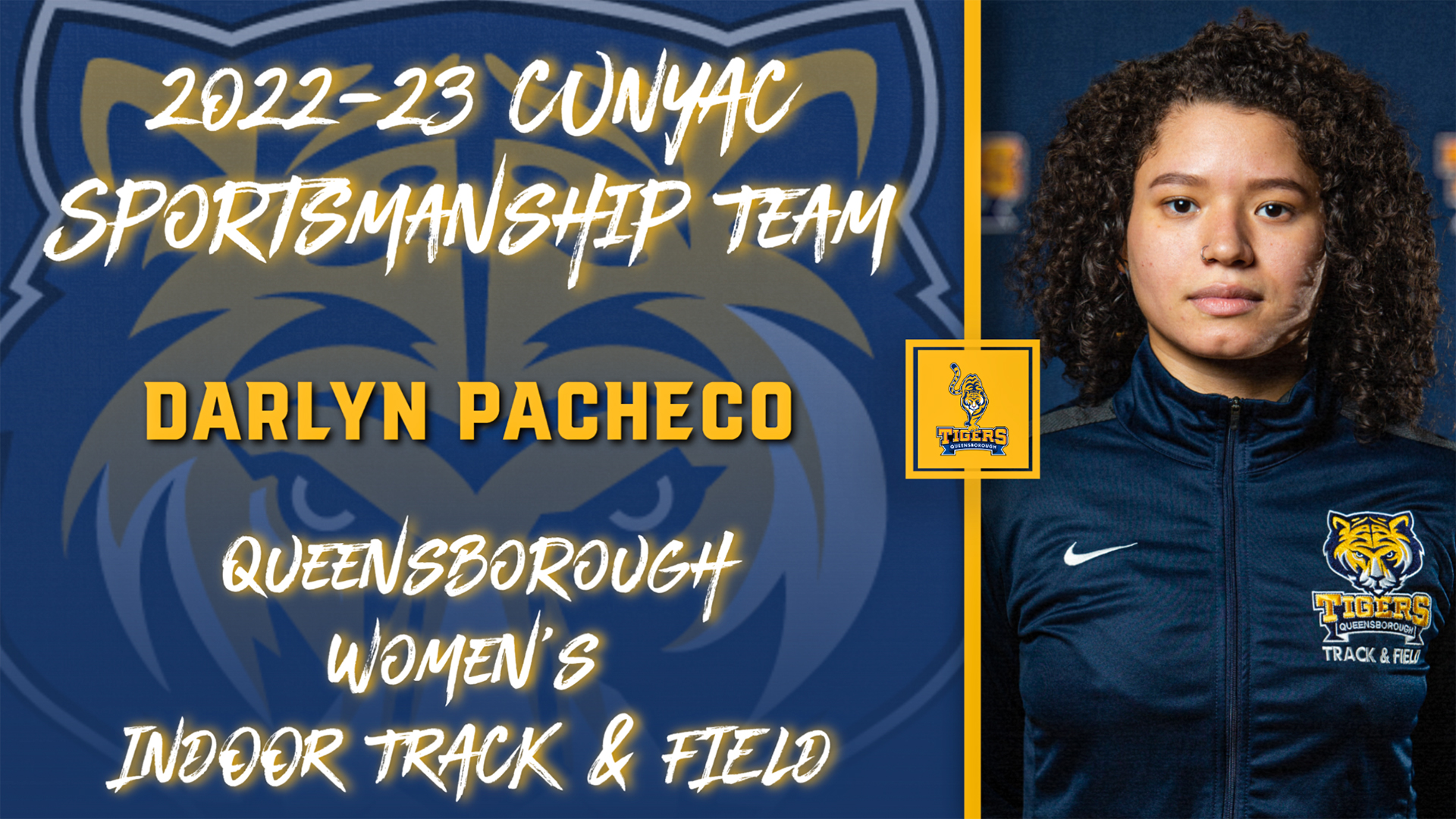 Pacheco Named to CUNYAC Indoor Track & Field Sportsmanship Team